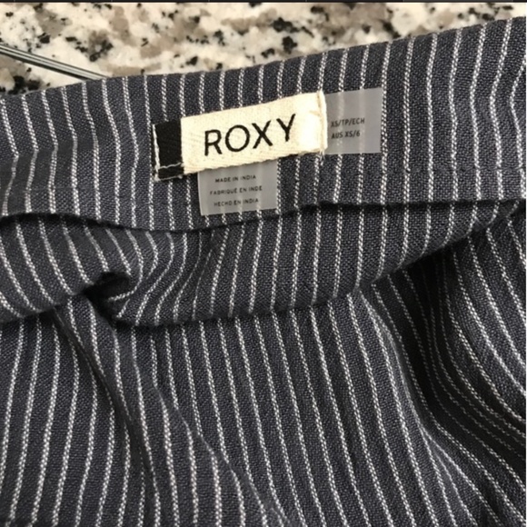 Roxy Ferry Escape Wrap Skirt In Navy/White Stripe - Picture 13 of 16